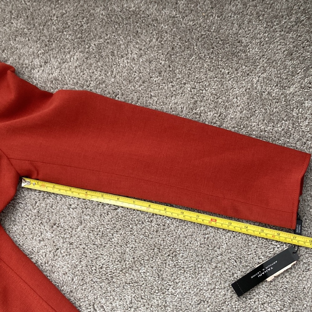 Tahari brown/ orange blazer - Picture 9 of 16